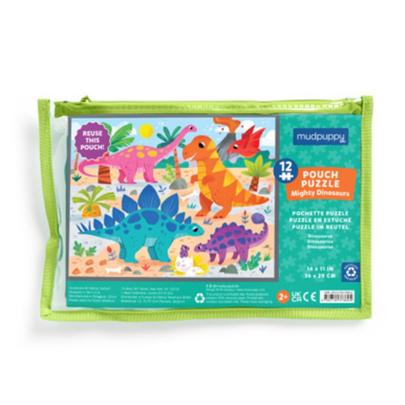 Mudpuppy – 12pc Puzzle – Mighty Dinosaurs