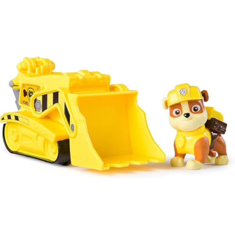Paw Patrol Basic Vehicle – Rubble Bulldozer NEW