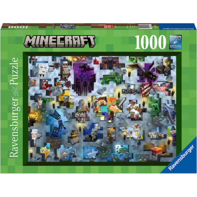 Ravensburger 1000pc – MinecraftChallengePuzzle