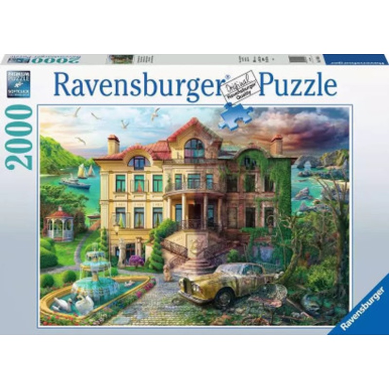 Ravensburger 2000pc – Now & Then, Cove Manor Echoes Puzzle