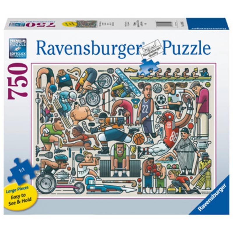 Ravensburger 750pc – Athletic Fit Large Format Puzzle
