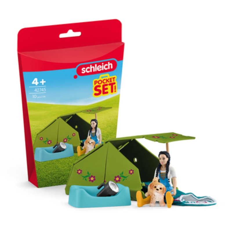 Schleich – Pocket Set – Camping Adventure with Kim 42745
