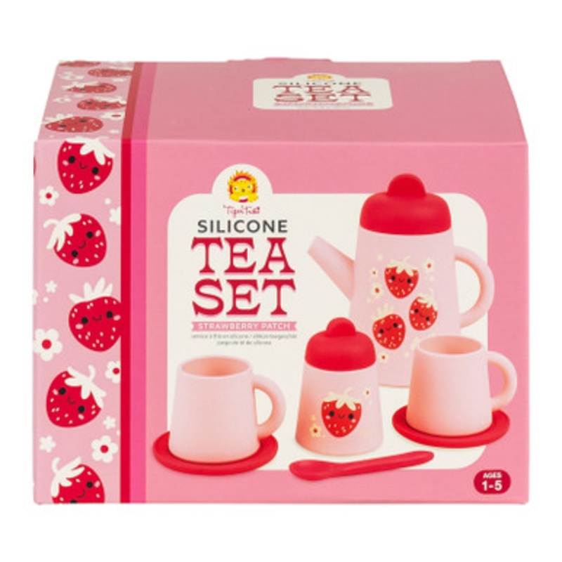 Tiger Tribe – Silicone Tea Set – Strawberry Patch