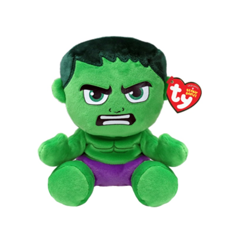 TY Marvel Soft Beanie Babies Regular – Hulk