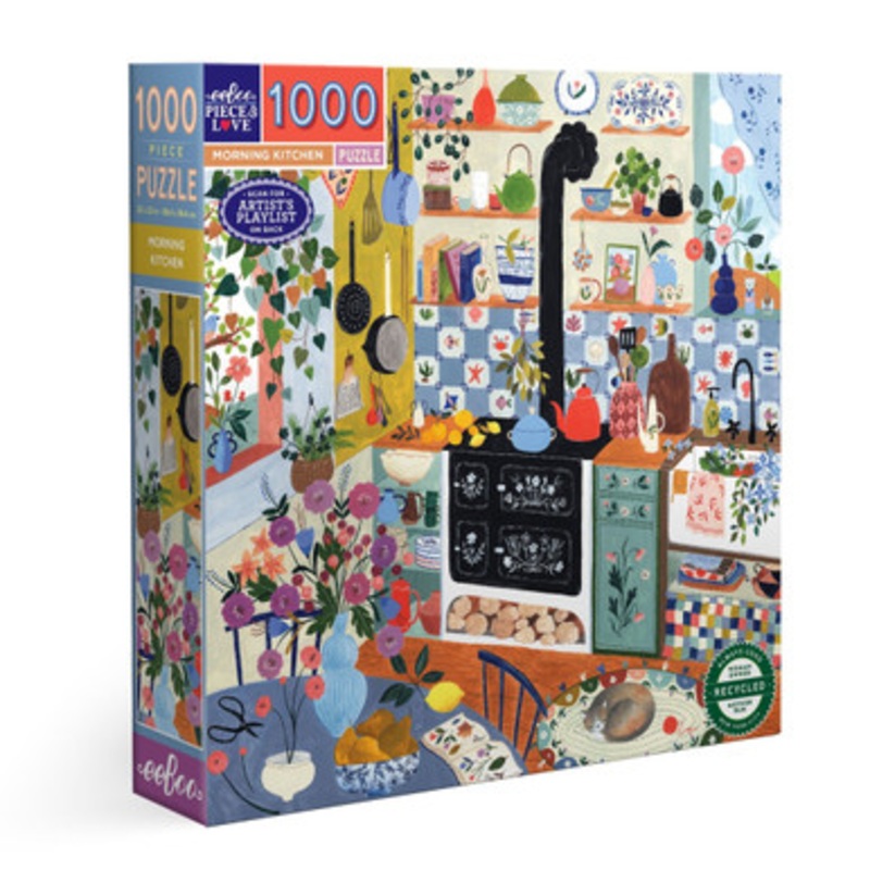 eeBoo 1000pc – Morning Kitchen Puzzle