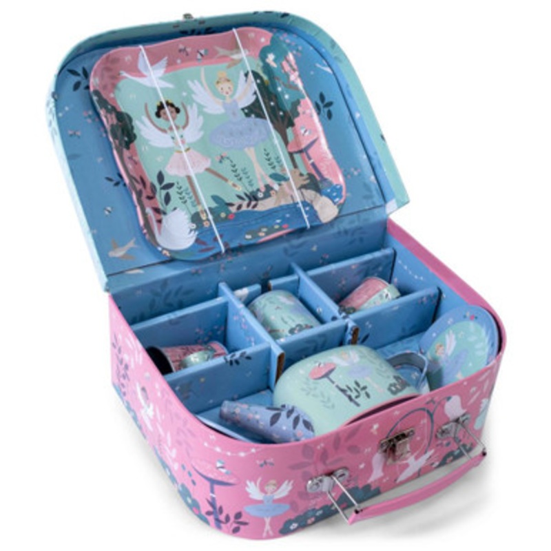 Floss & Rock – 9pc Tin Tea Set – Enchanted