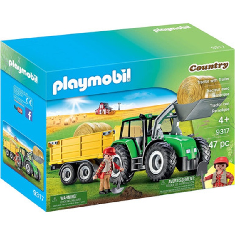 Playmobil Country – Tractor with Trailer 9317