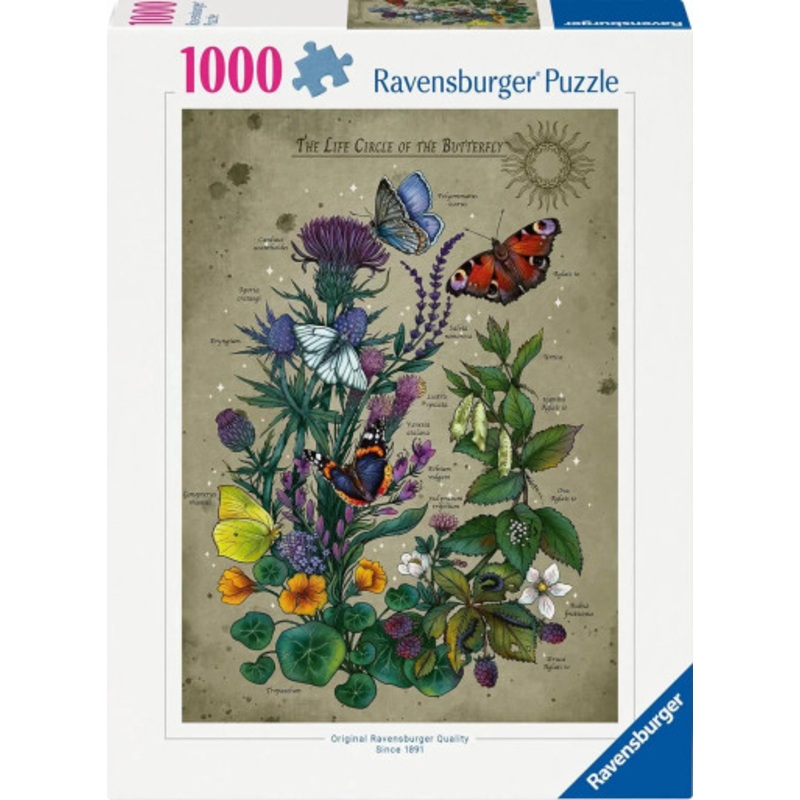 Ravensburger 1000pc – Lifecircle Butterfly