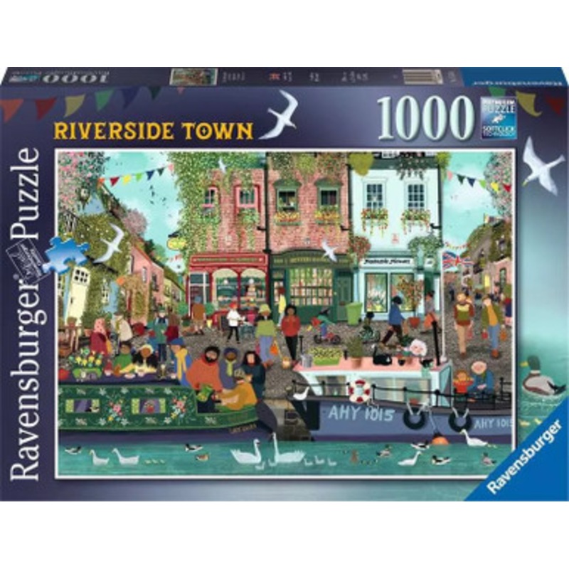 Ravensburger 1000pc – Riverside Town Puzzle