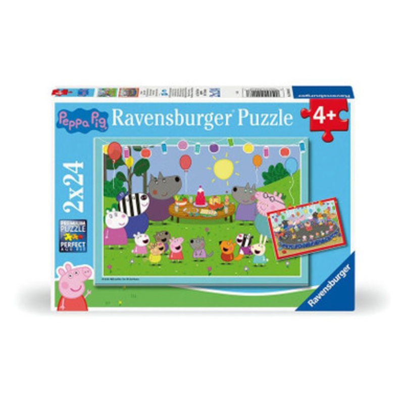 Ravensburger 2x24pc – Peppa Pig Party Time Puzzle