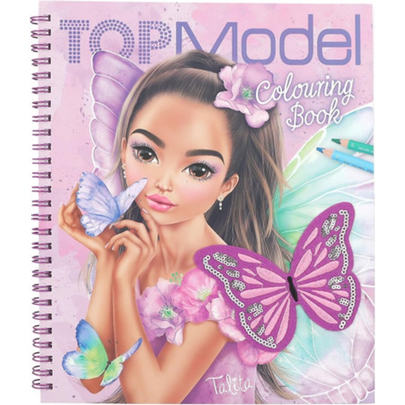Top Model – Butterfly Colouring Book