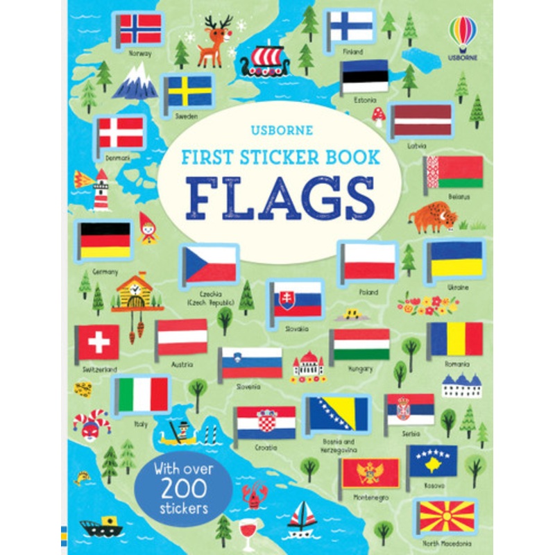 Usborne – First Sticker Book – Flags