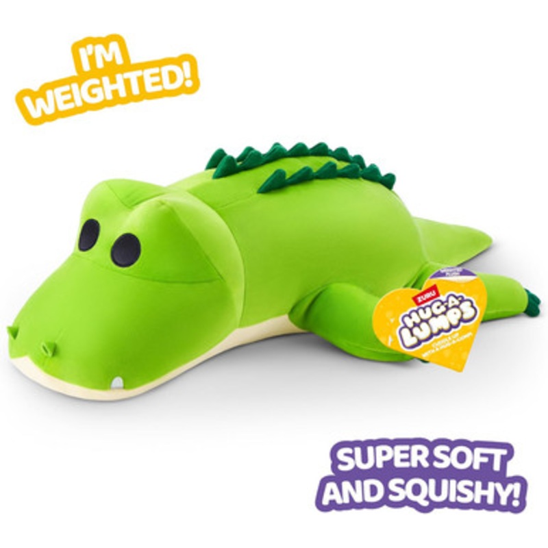 ZURU – Hug-a-Lumps Weighted Plush 1.5kg – Rocko the Crocodile
