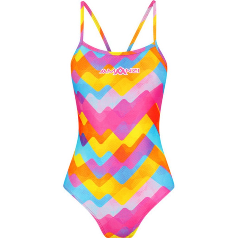 Amanzi – Girls Proback One Piece Swimmers – Prism Pulse