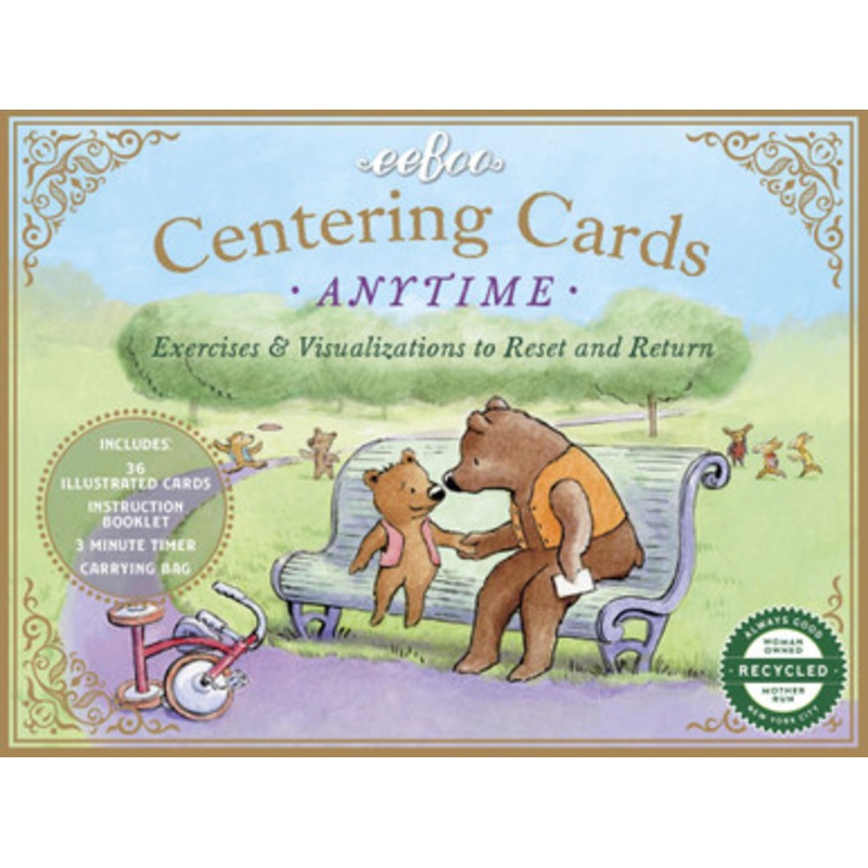 eeBoo Centering Cards  Anytime