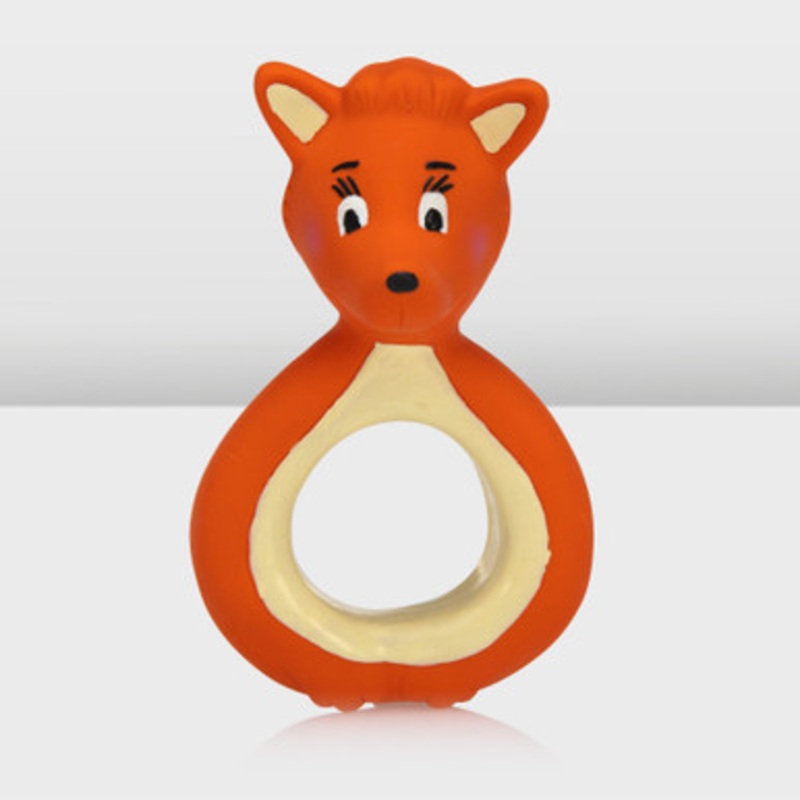 Mini Mizzie the Kangaroo 100% Natural Rubber Baby Teether