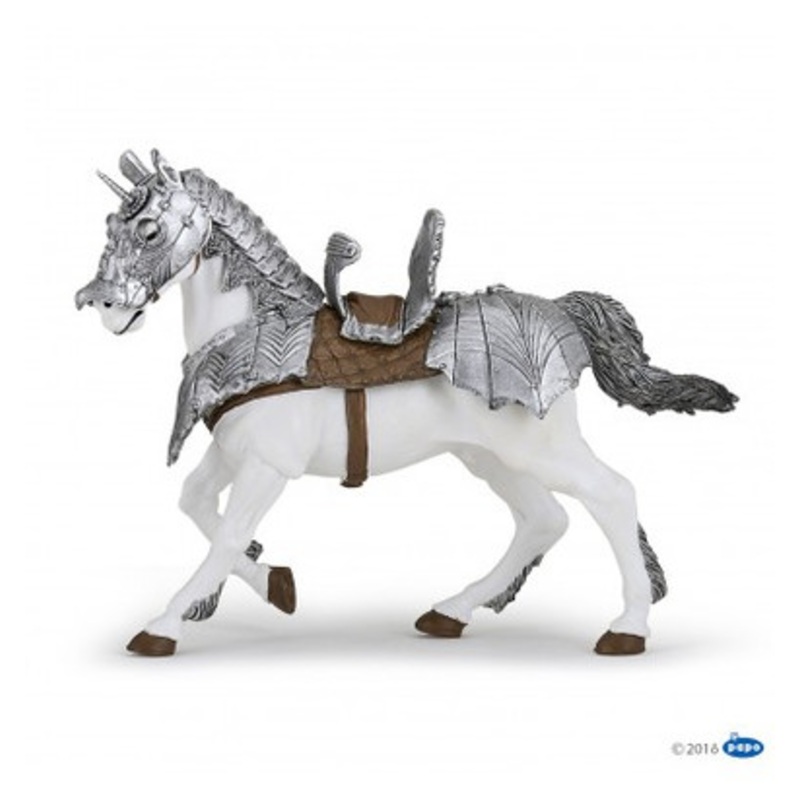 Papo – Horse in armour Figurine