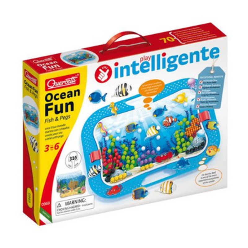Quercetti – Ocean Fun -Bugs & Pegs | 0968