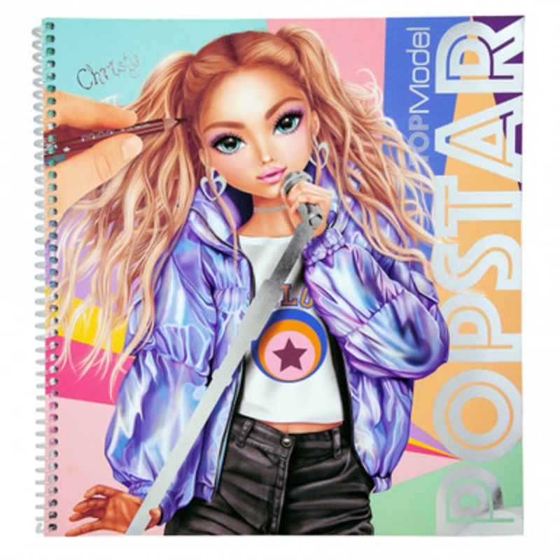 Top Model –  Popstar Colouring Book