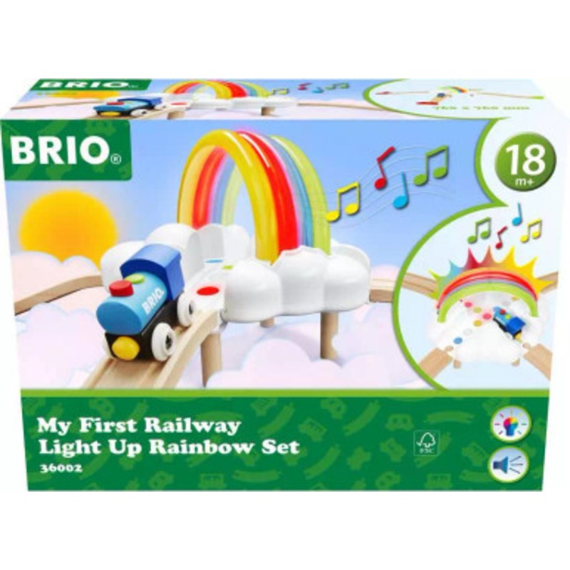 Brio – My First Railway Light Up Rainbow Set 11 Pieces