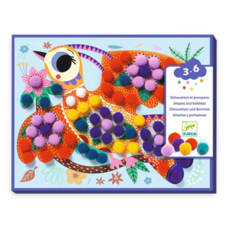 Djeco – Assortments Pompom Collage