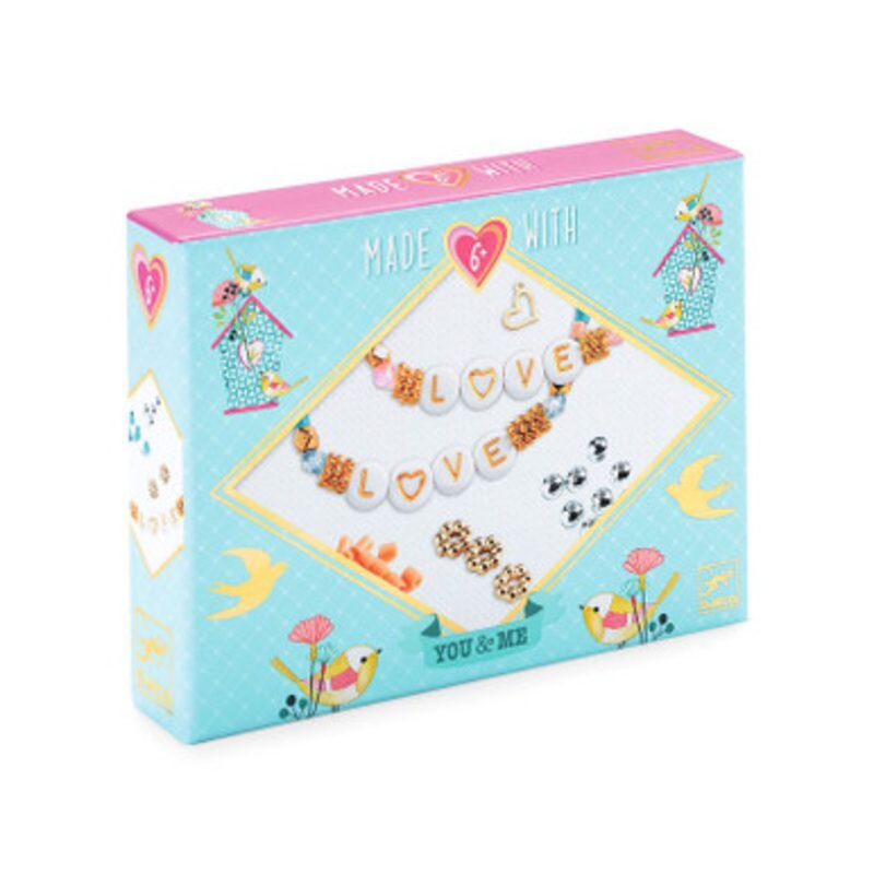 Djeco – You & Me – Letter Threading Beads Set