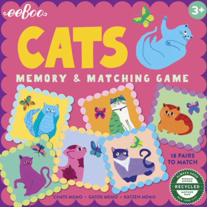 eeBoo Memory & Matching Game  Cats
