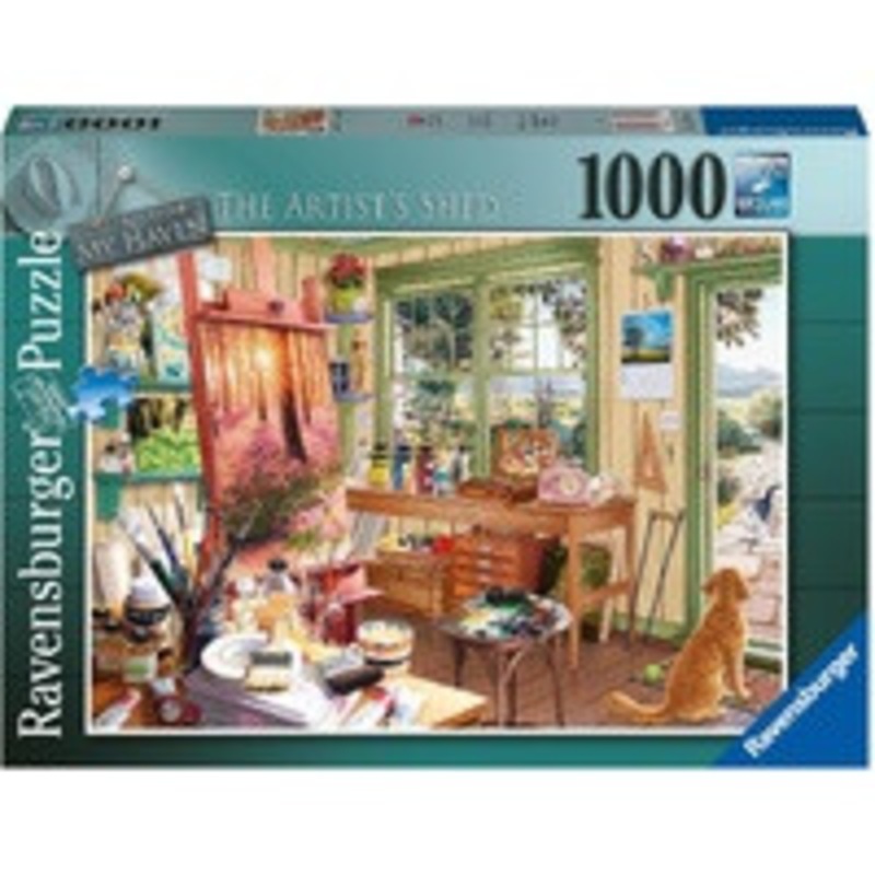Ravensburger 1000pc – Haven No. 11: Artist’s Shed