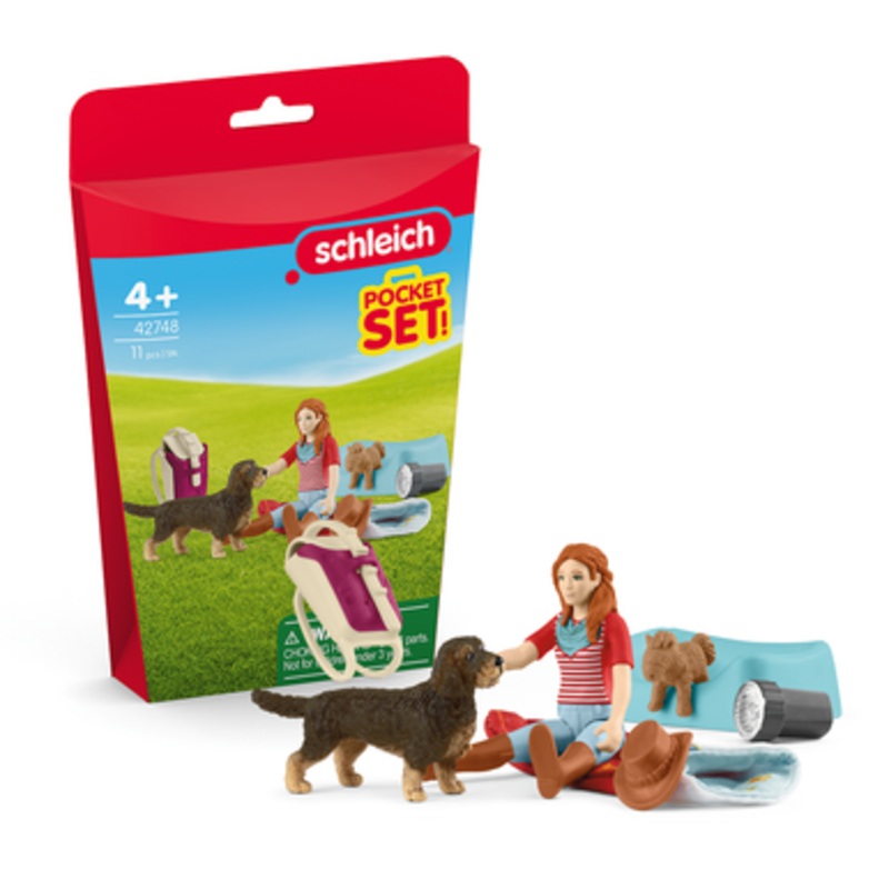 Schleich – Pocket Set – Horse Club Sleepover Playset with Hannah 42748
