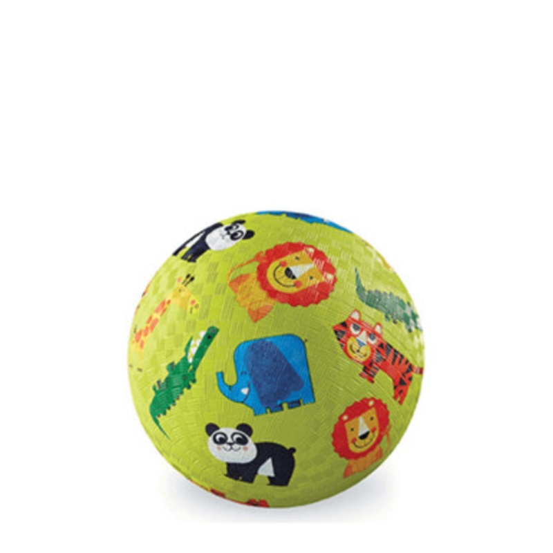 Crocodile Creek 5 Inch Playground Ball – Jungle (Light Green)