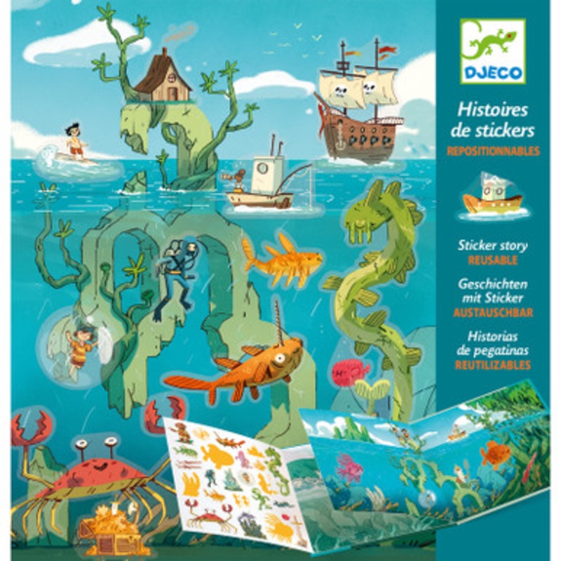 Djeco – Adventures At Sea Stickers Set
