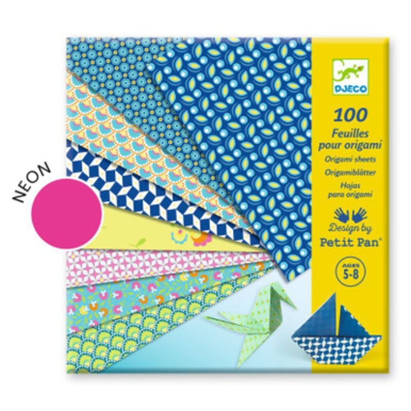 Djeco – Natsu 100 Origami Sheets by Petit Pan