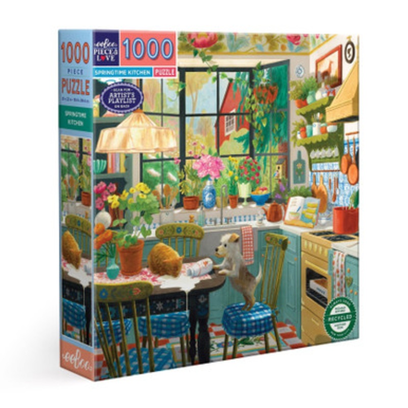 eeBoo 1000pc – Springtime Kitchen Puzzle