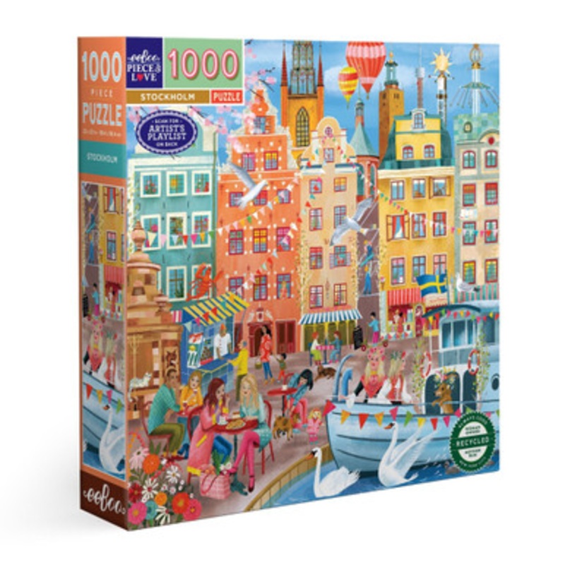 eeBoo 1000pc – Stockholm Puzzle