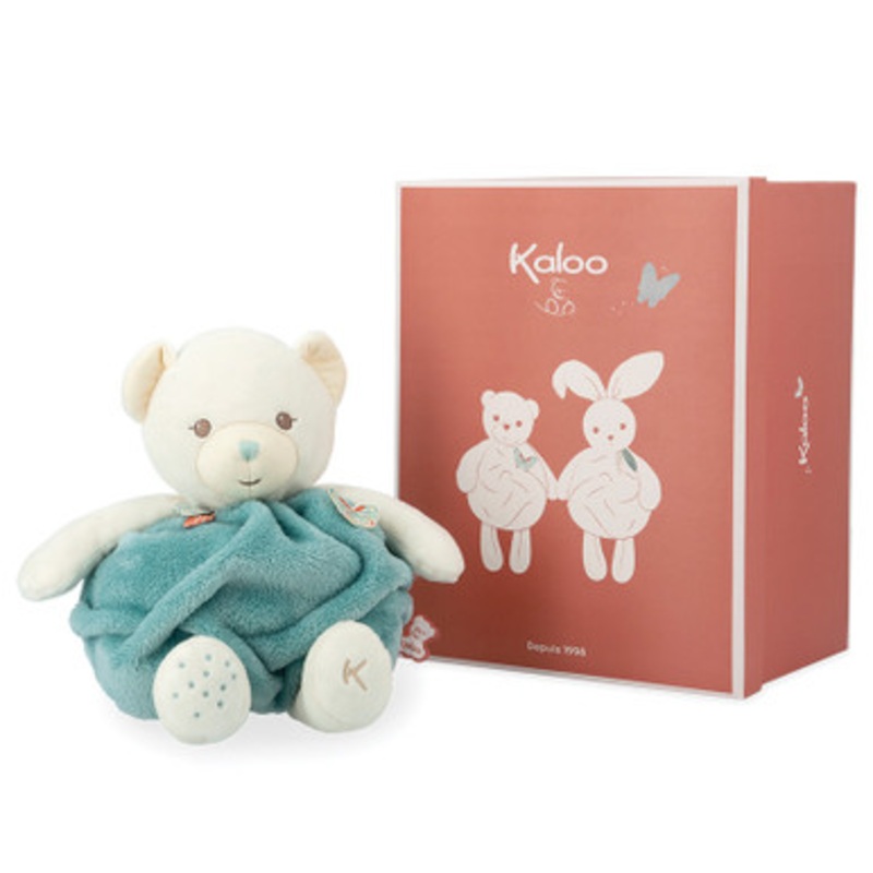 Kaloo – Plume Bear Teal 30cm**faded box**