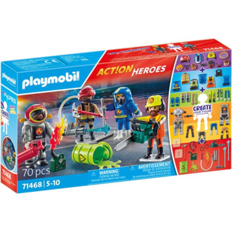 Playmobil – Action Heroes – My Figures Fire Brigade 71468
