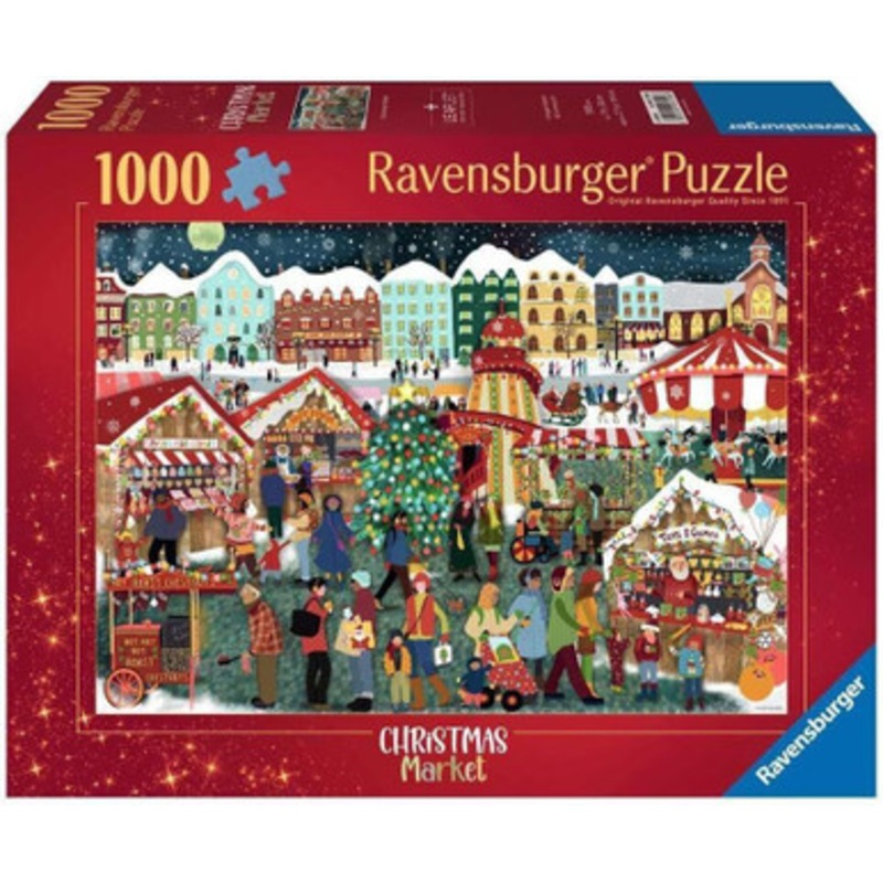 Ravensburger 1000pc – Christmas Market Puzzle NEW