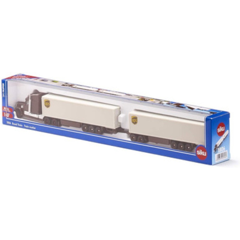 Siku – 1806 – Road Train UPS 1:87 Scale**Slight Box Damage**