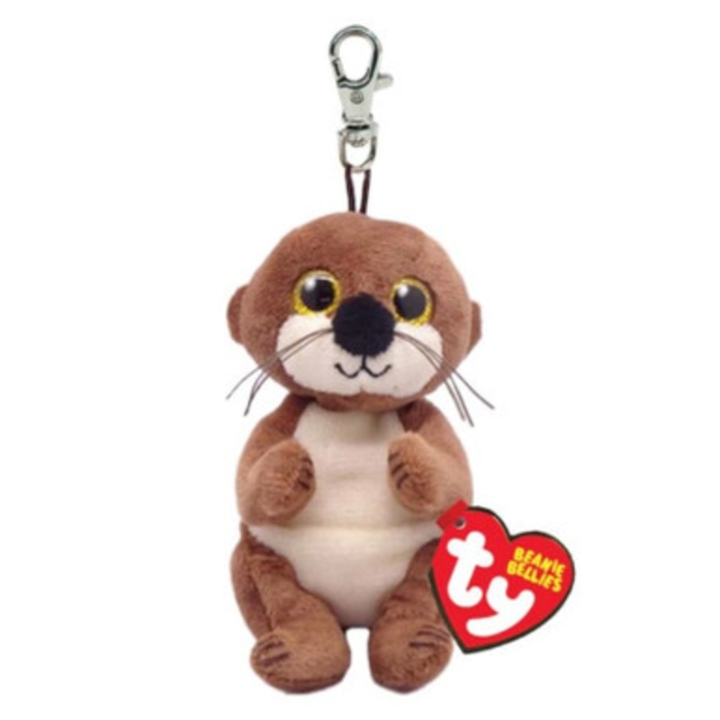 TY Beanie Bellies Clip – Mitch the Brown Otter