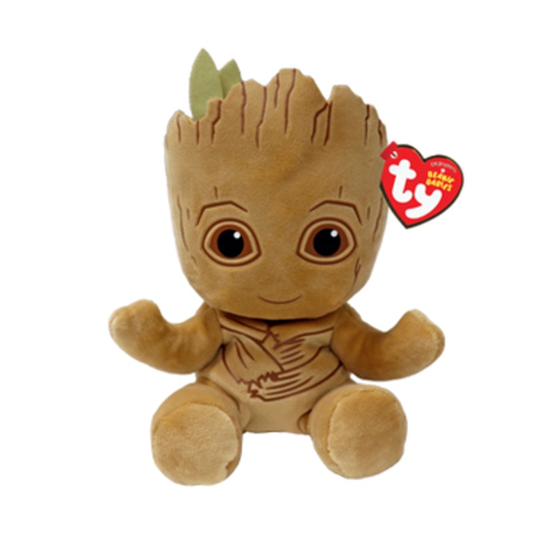 TY Marvel Soft Beanie Babies Regular – Groot