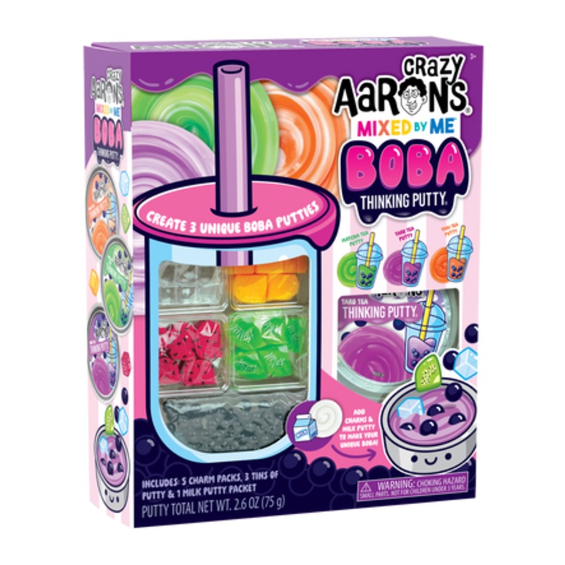 Crazy Aaron’s  Thinking Putty – Boba Thinking Putty – Mixed by Me Kit