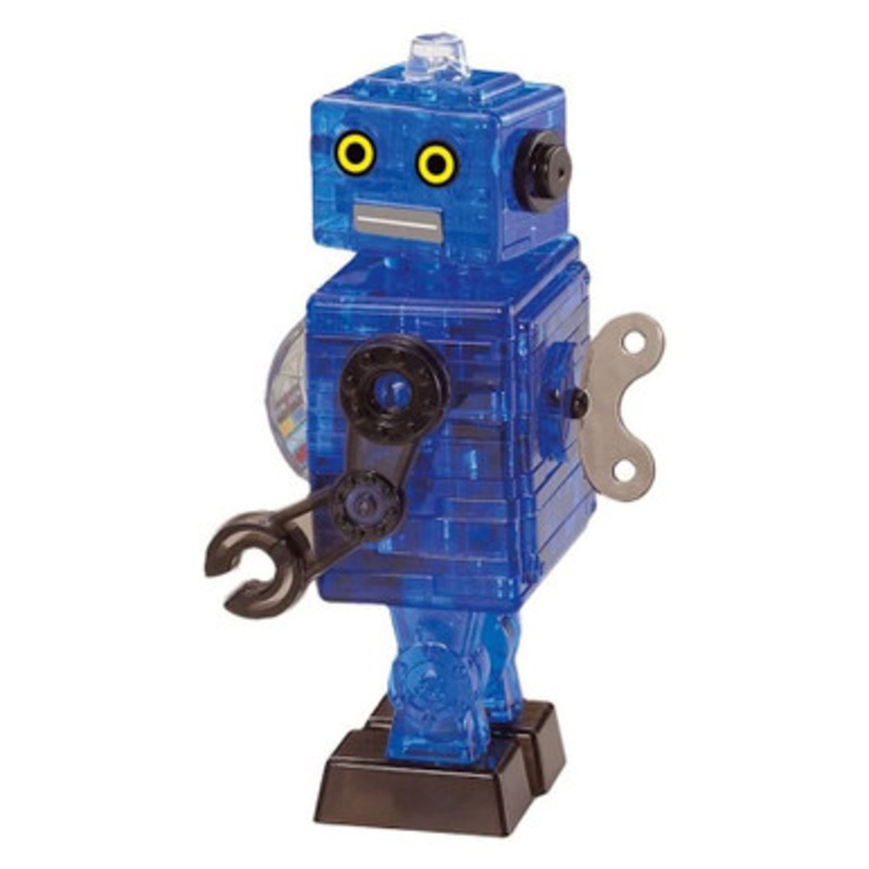 Crystal Puzzle 3D – Blue Tin Robot 39 piece