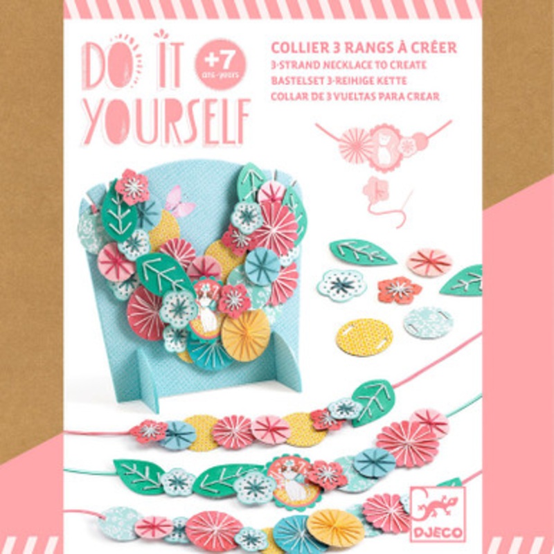 Djeco – Do It Yourself – Flora Necklaces & Stand