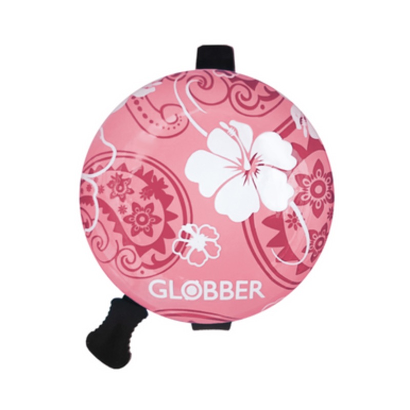 Globber – Scooter Bell – Pastel Pink – Flowers