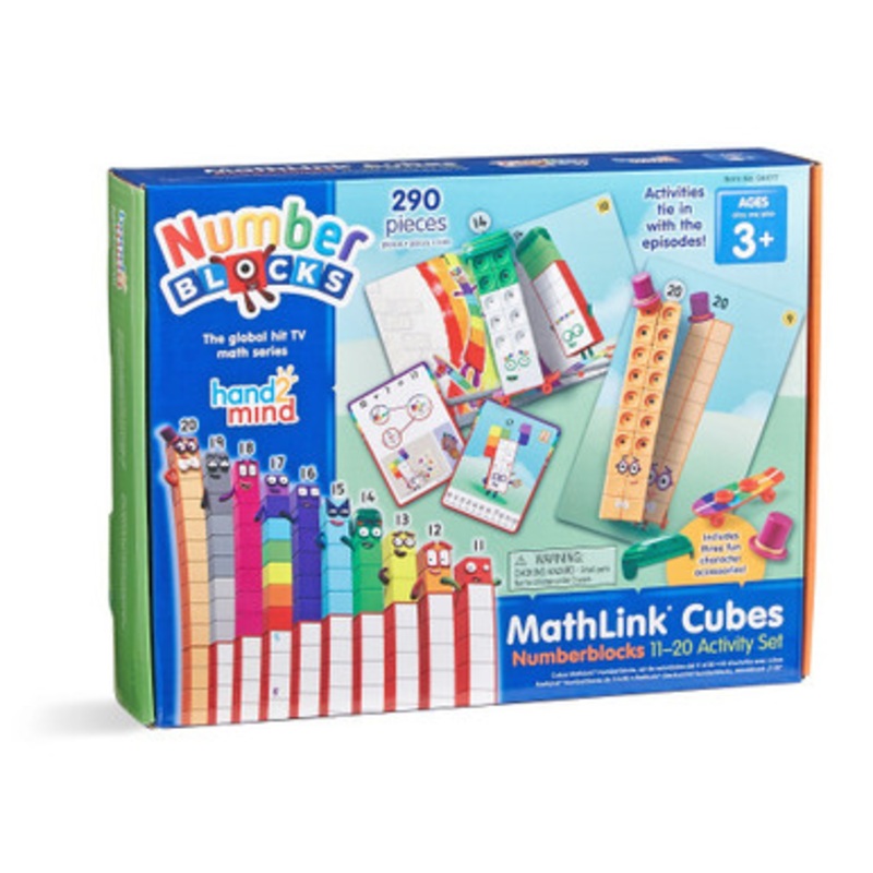 Hand2Mind – Mathlink Cubes – Numberblocks 11-20 Activity Set
