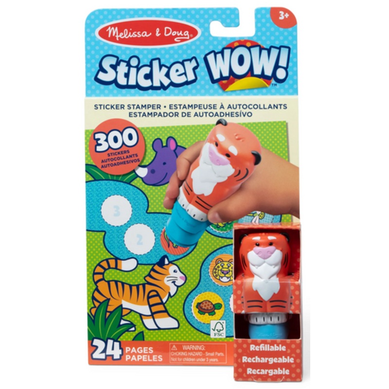 Melissa & Doug – Sticker WOW! Activity Pad Set – Tiger