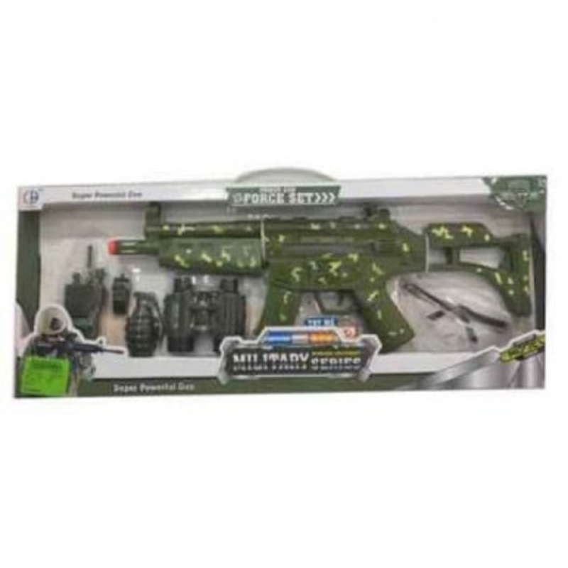 Military Rifle Playset with Lights & Sounds