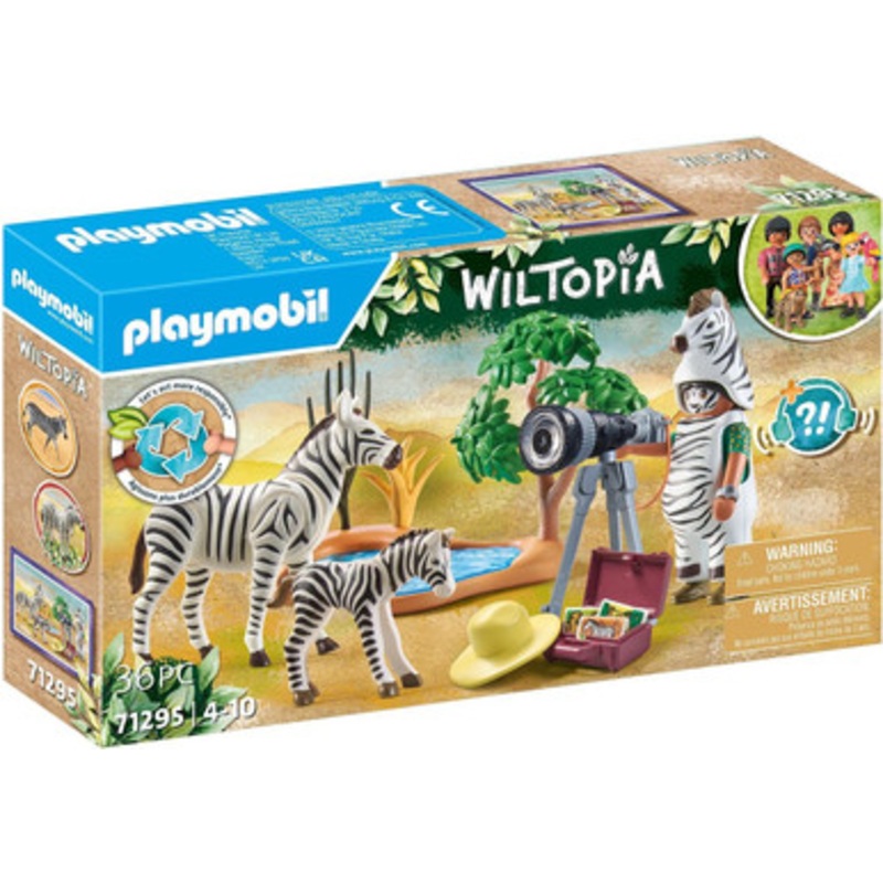 Playmobil Wiltopia –  Photographer with Zebra 71295