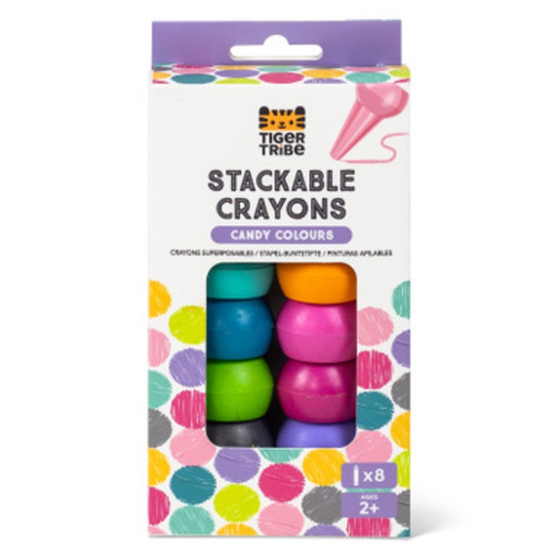 Tiger Tribe – Stackable Crayons – Candy Colours
