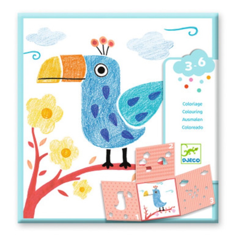 Djeco – Animal Stencils Set
